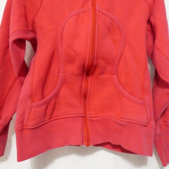 LULULEMON | P2P 16 inches measured | Red Scuba Zip-Up Hooded Sweatshirt / Hoodie - Picture 8 of 15